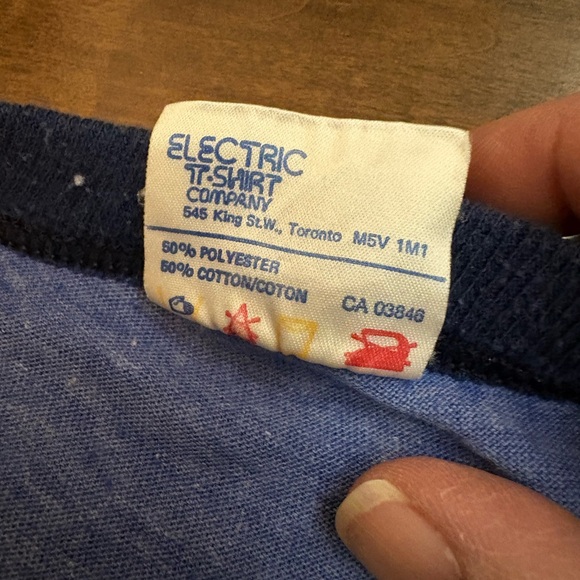 Blue Silent Lady T-Shirt 1980s vintage t shirt see pics for measurements - Picture 4 of 6